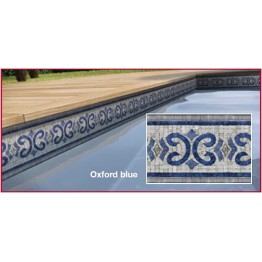 Baseino PVC apdailos juosta AQUALINER 0.75 MM | Oxford Blue